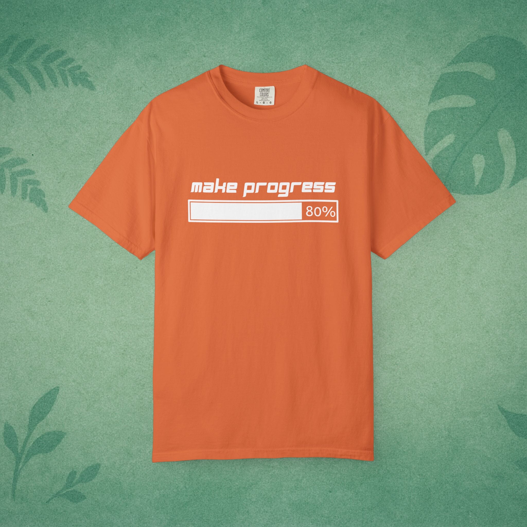 Make Progress T-Shirt – Motivational Tee, Workplace Wellness Apparel, Mindfulness Shirt, Self-Care Gift for Young Professionals