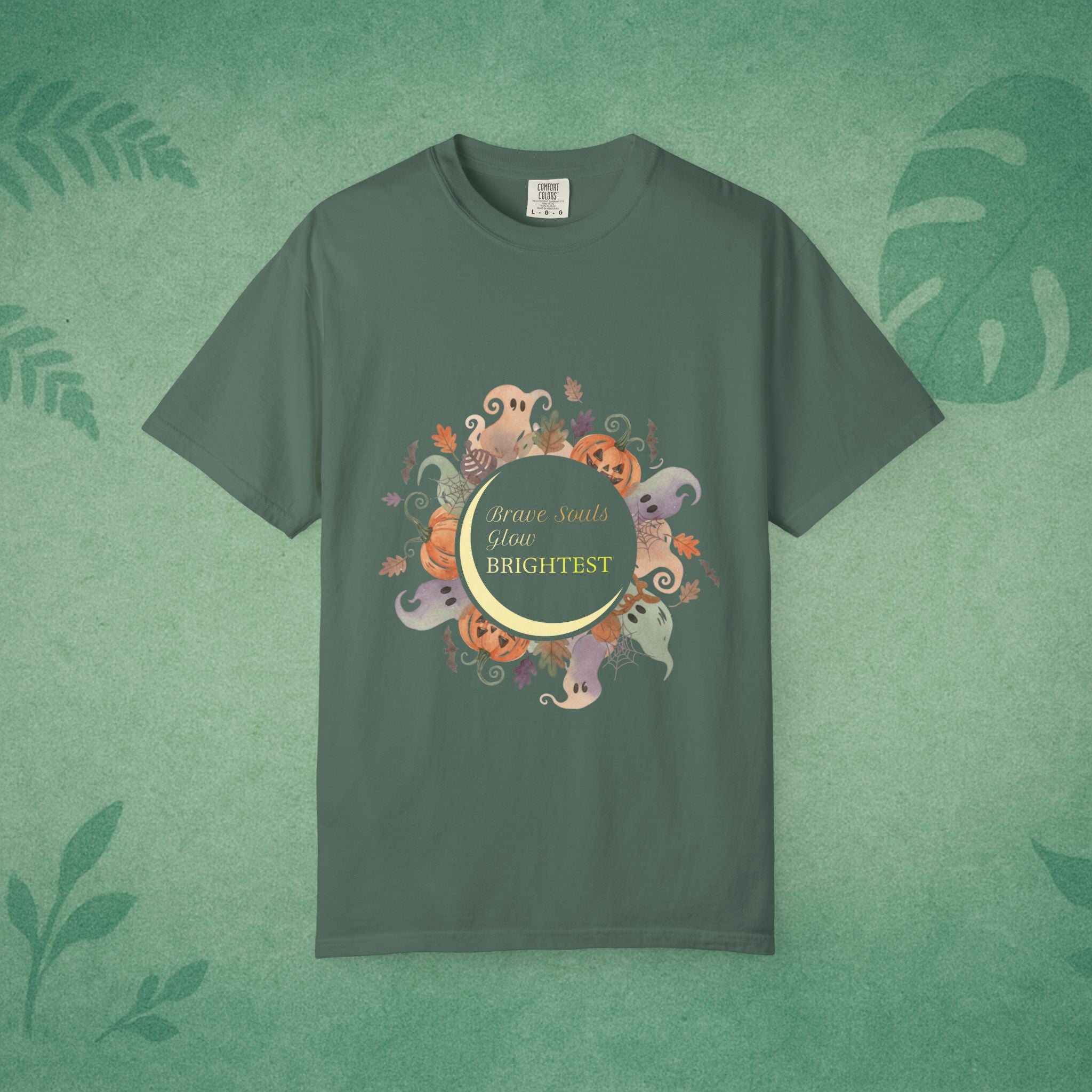 Brave Souls Shine Brightest T-Shirt – Empowering Halloween Tee for Resilient Spirits