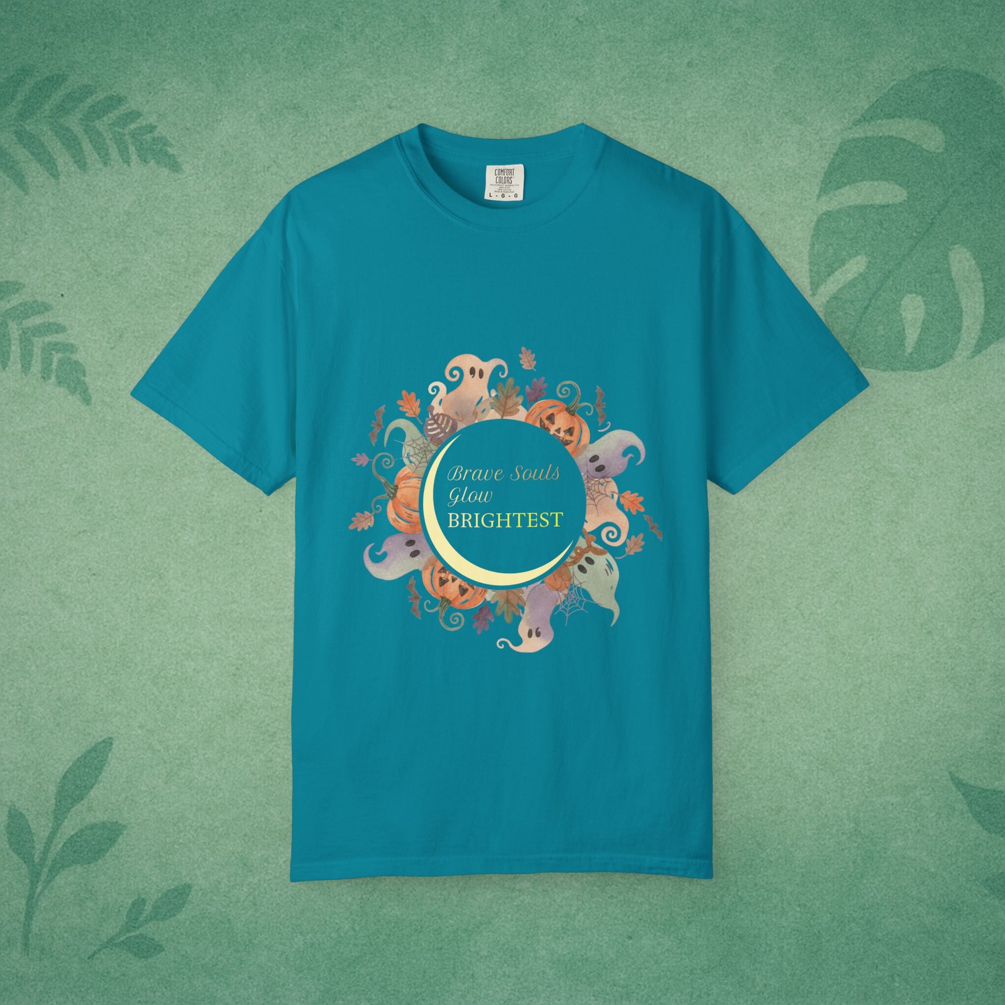 Brave Souls Shine Brightest T-Shirt – Empowering Halloween Tee for Resilient Spirits