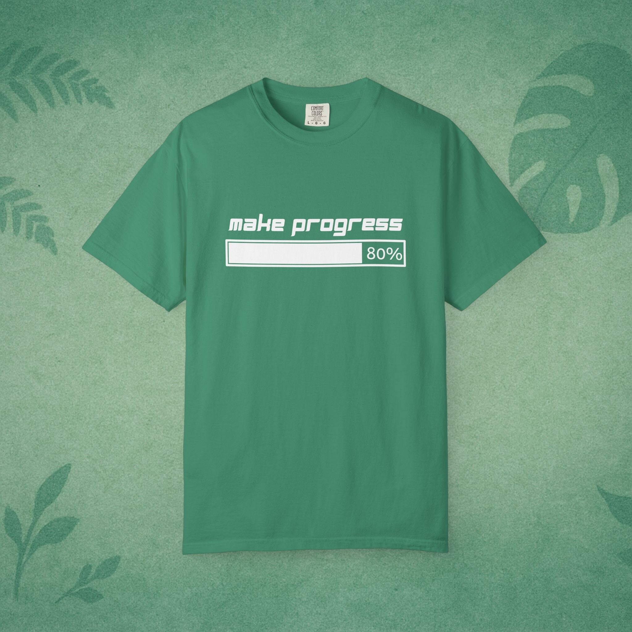 Make Progress T-Shirt – Motivational Tee, Workplace Wellness Apparel, Mindfulness Shirt, Self-Care Gift for Young Professionals
