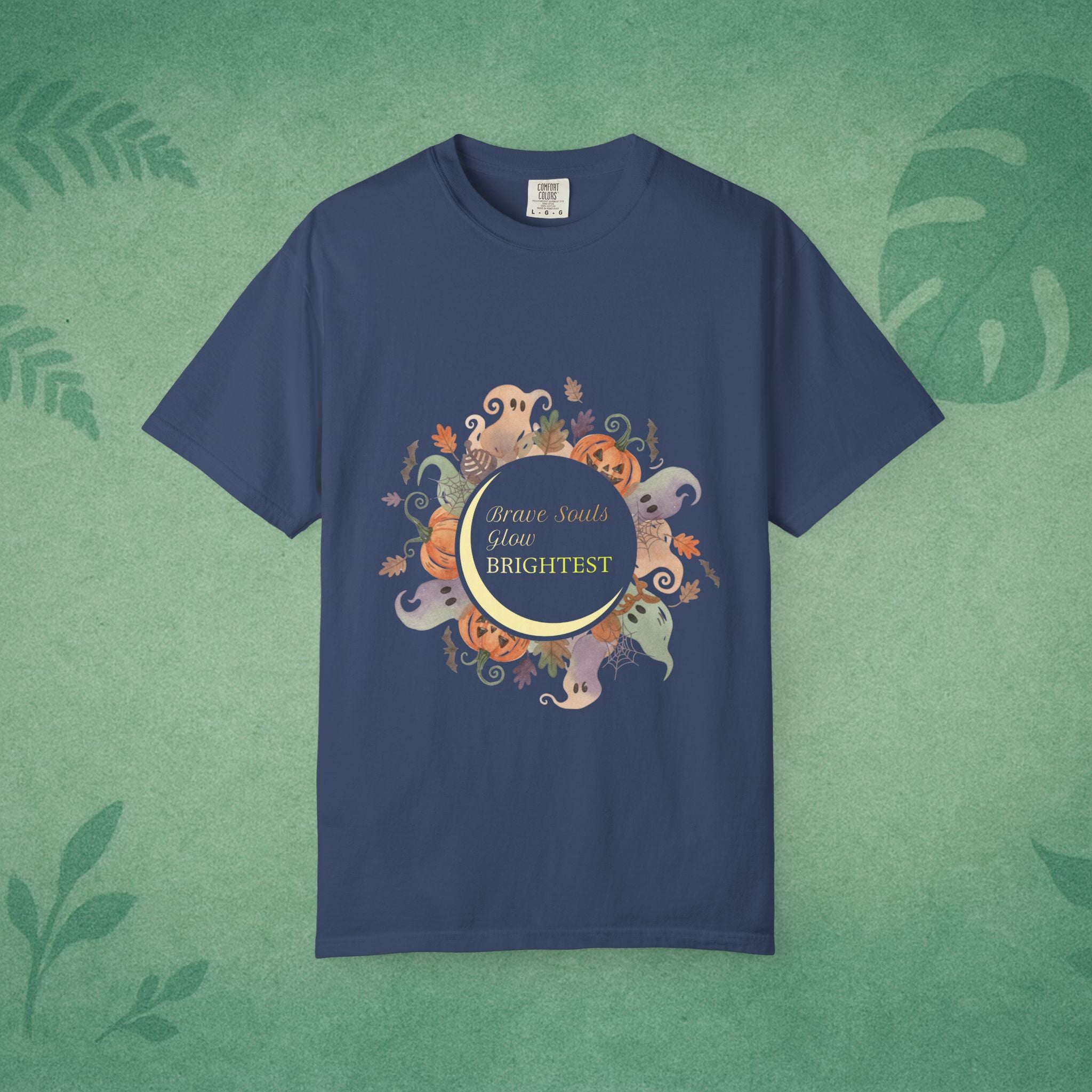 Brave Souls Shine Brightest T-Shirt – Empowering Halloween Tee for Resilient Spirits