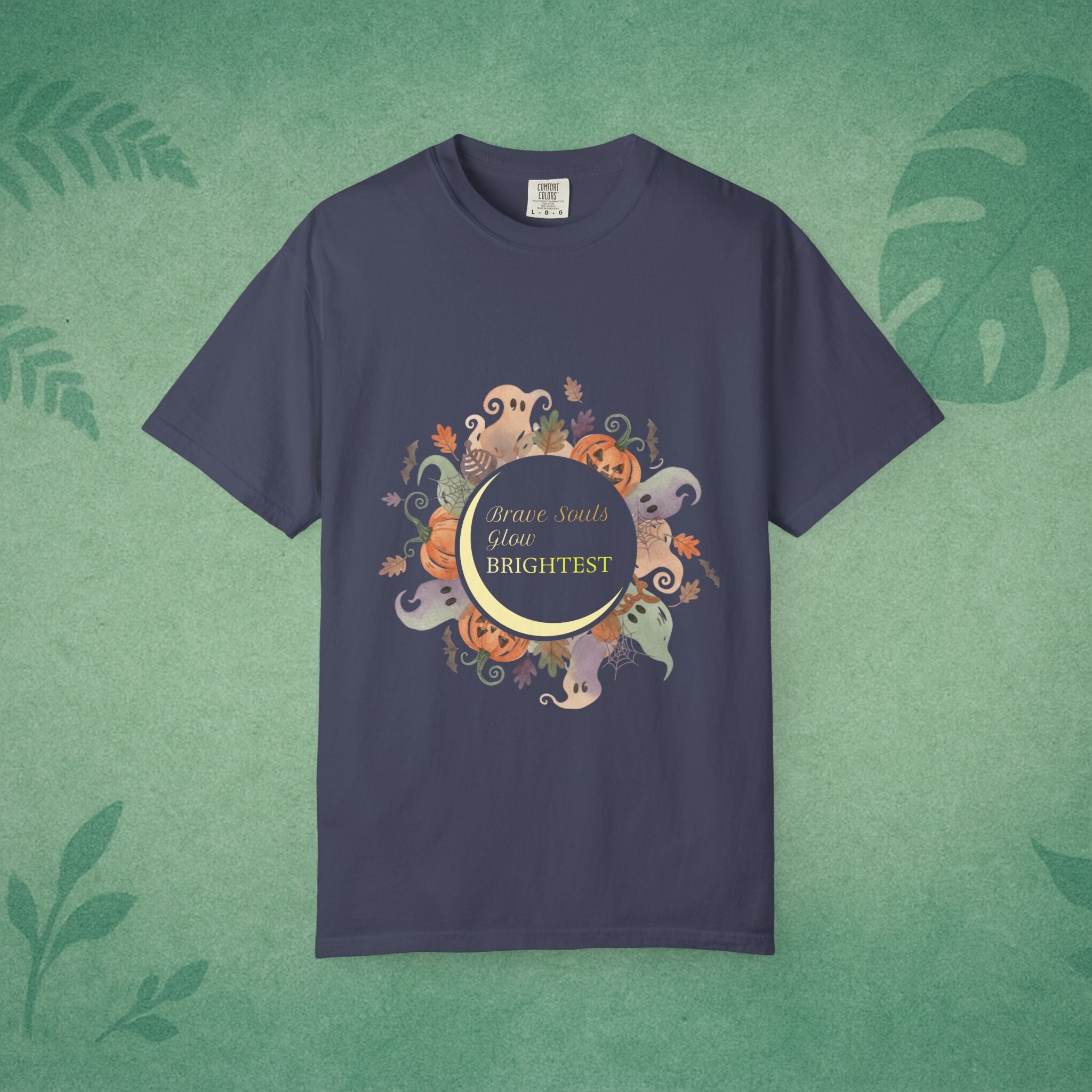 Brave Souls Shine Brightest T-Shirt – Empowering Halloween Tee for Resilient Spirits