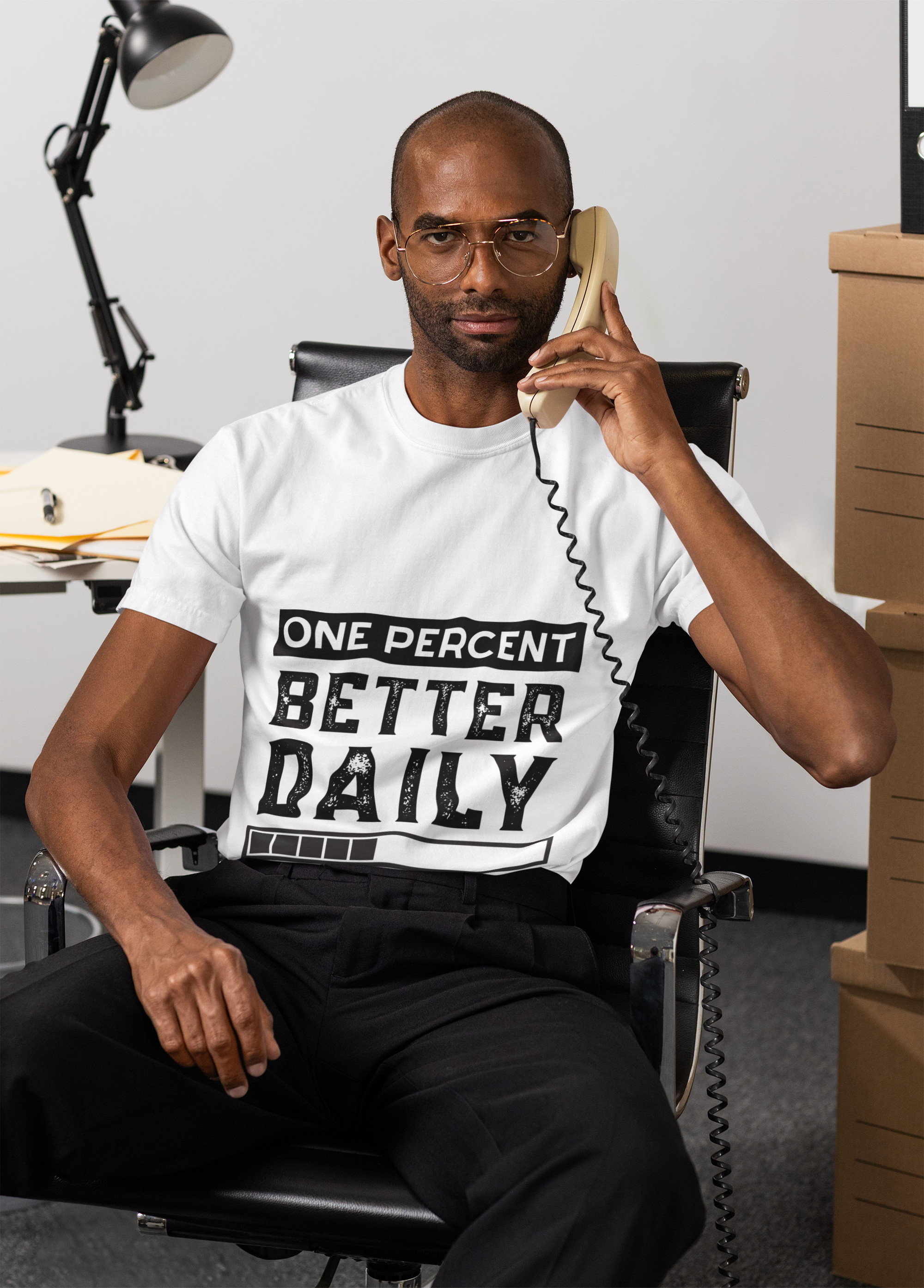 One Percent Better Daily T-Shirt – Growth Mindset Tee for Everyday Progress