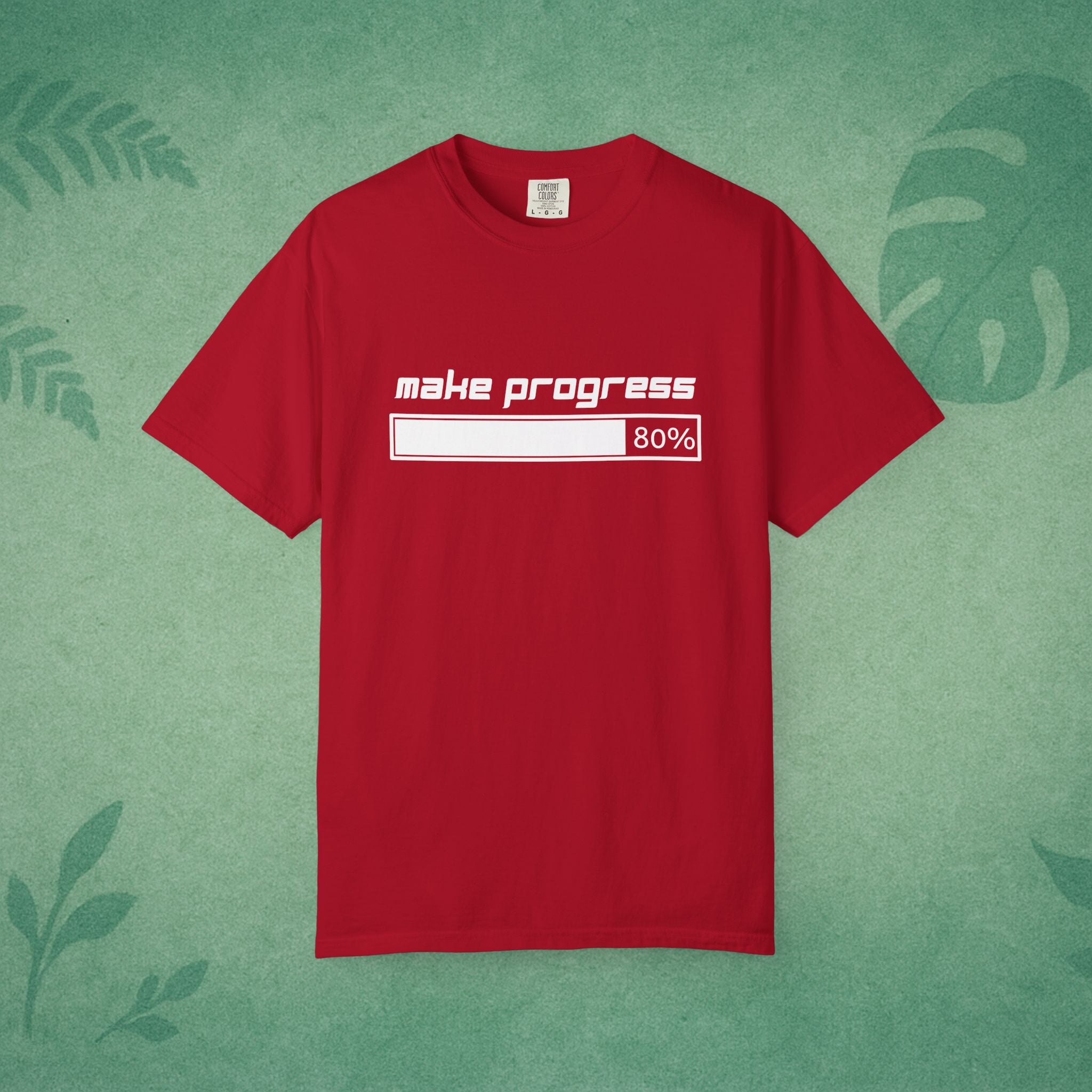 Make Progress T-Shirt – Motivational Tee, Workplace Wellness Apparel, Mindfulness Shirt, Self-Care Gift for Young Professionals