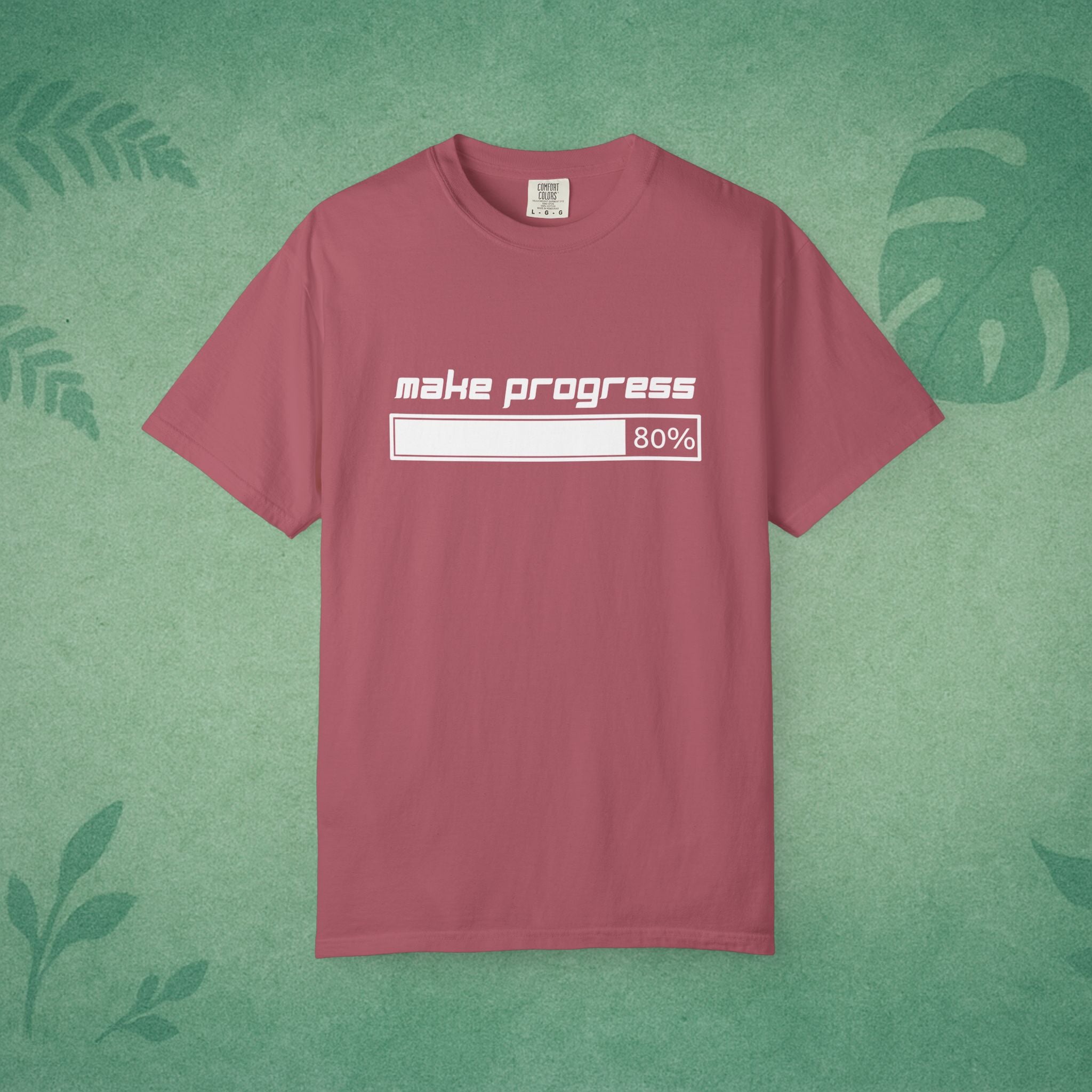 Make Progress T-Shirt – Motivational Tee, Workplace Wellness Apparel, Mindfulness Shirt, Self-Care Gift for Young Professionals