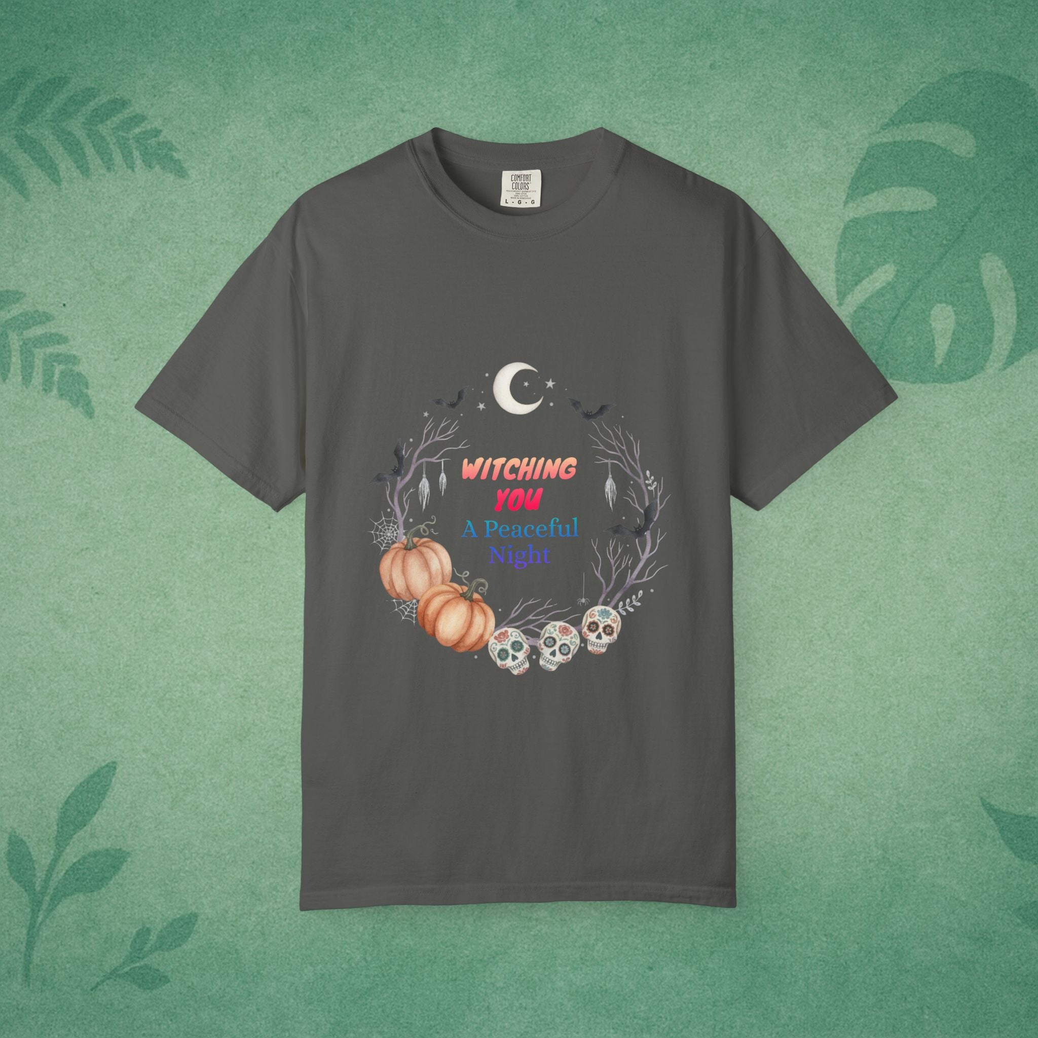 Witching You A Peaceful Night T-Shirt – Mindful Halloween Apparel for Calm Souls