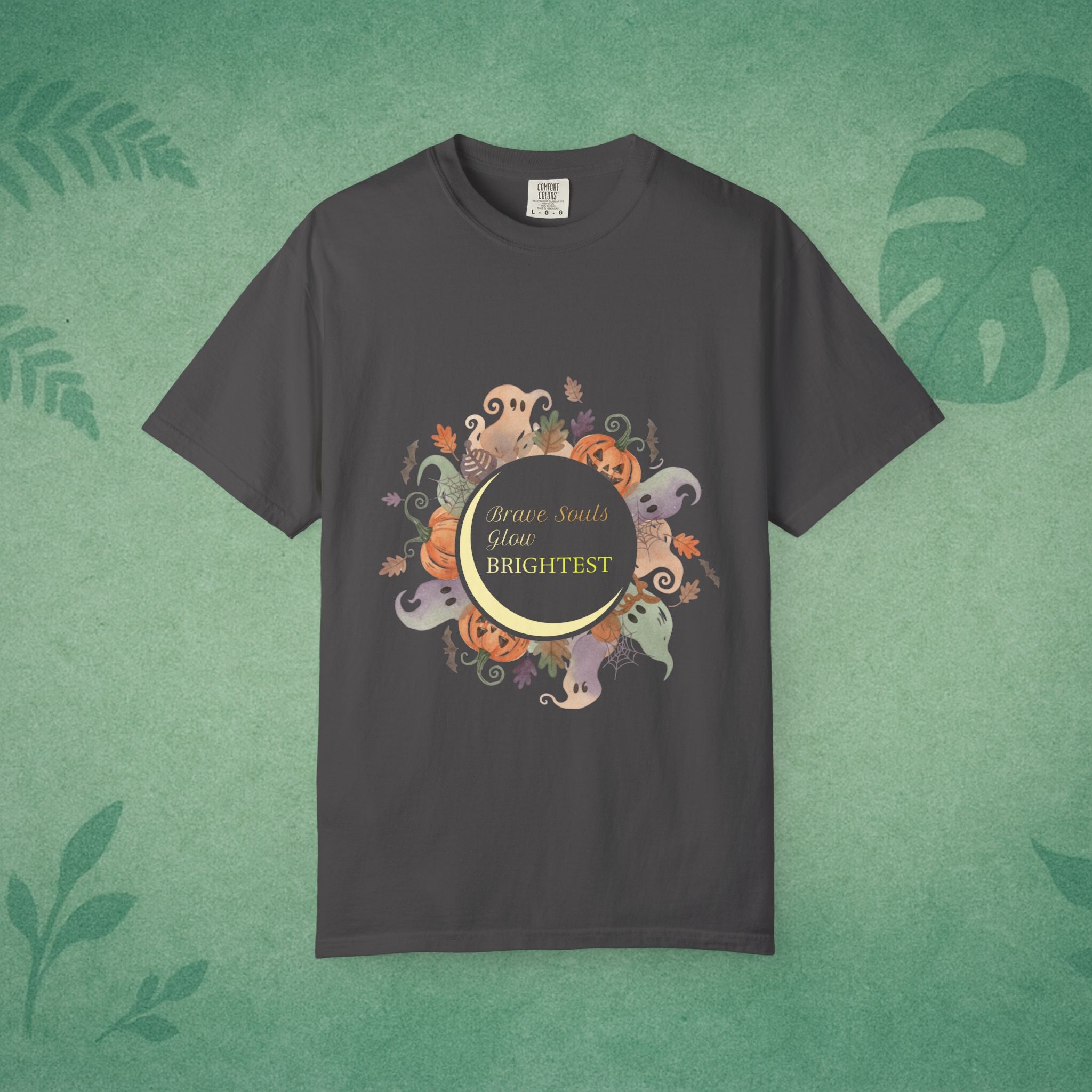 Brave Souls Shine Brightest T-Shirt – Empowering Halloween Tee for Resilient Spirits