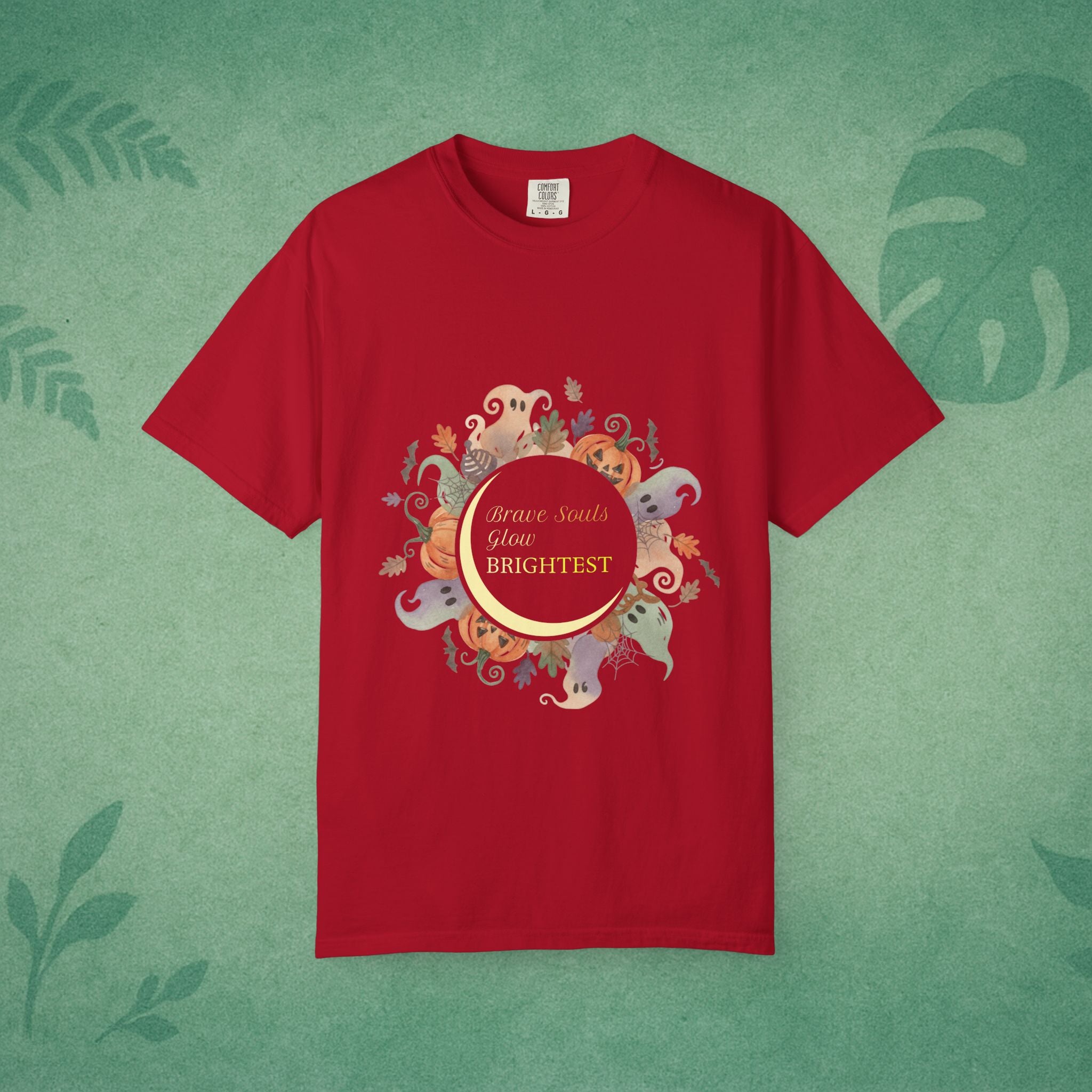 Brave Souls Shine Brightest T-Shirt – Empowering Halloween Tee for Resilient Spirits