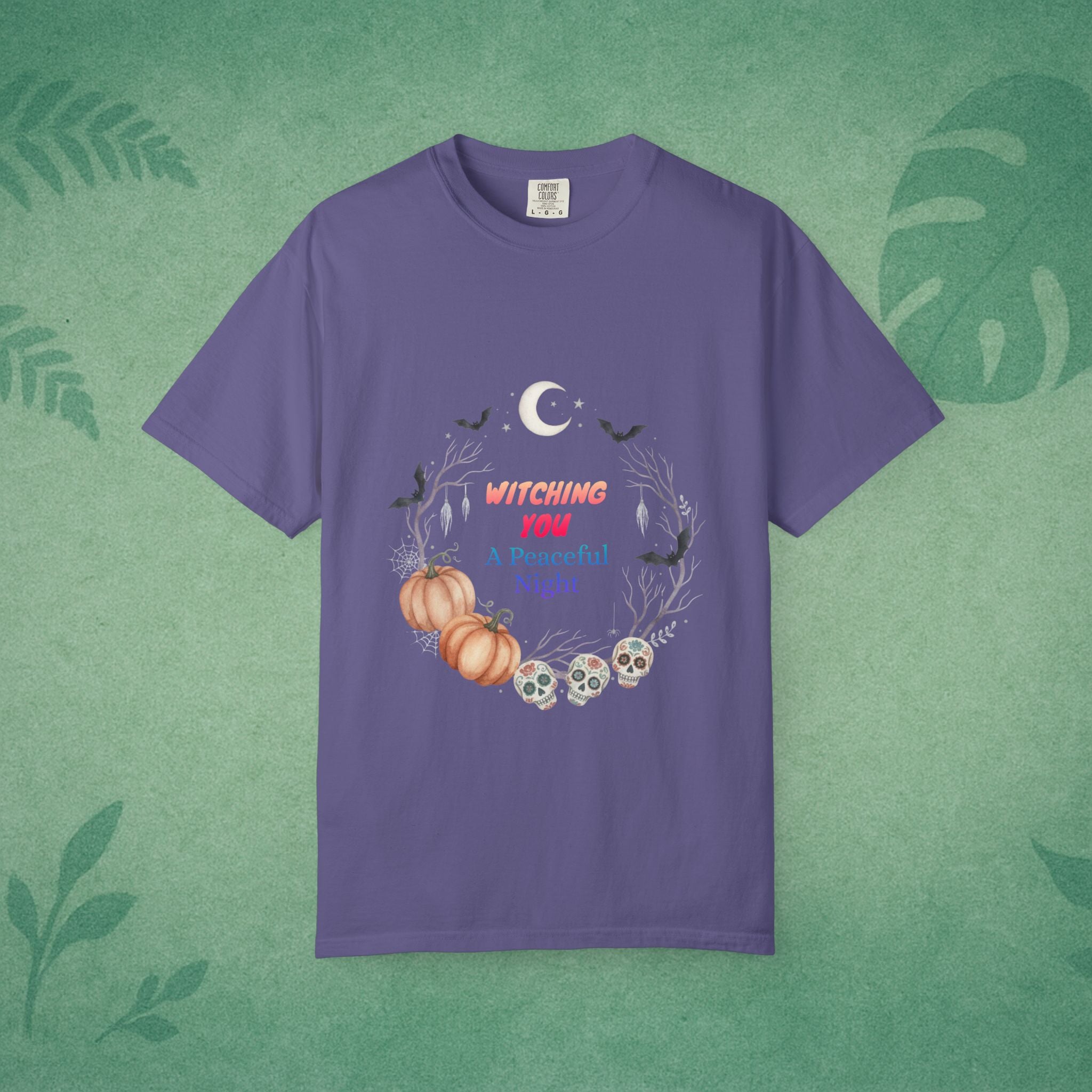 Witching You A Peaceful Night T-Shirt – Mindful Halloween Apparel for Calm Souls