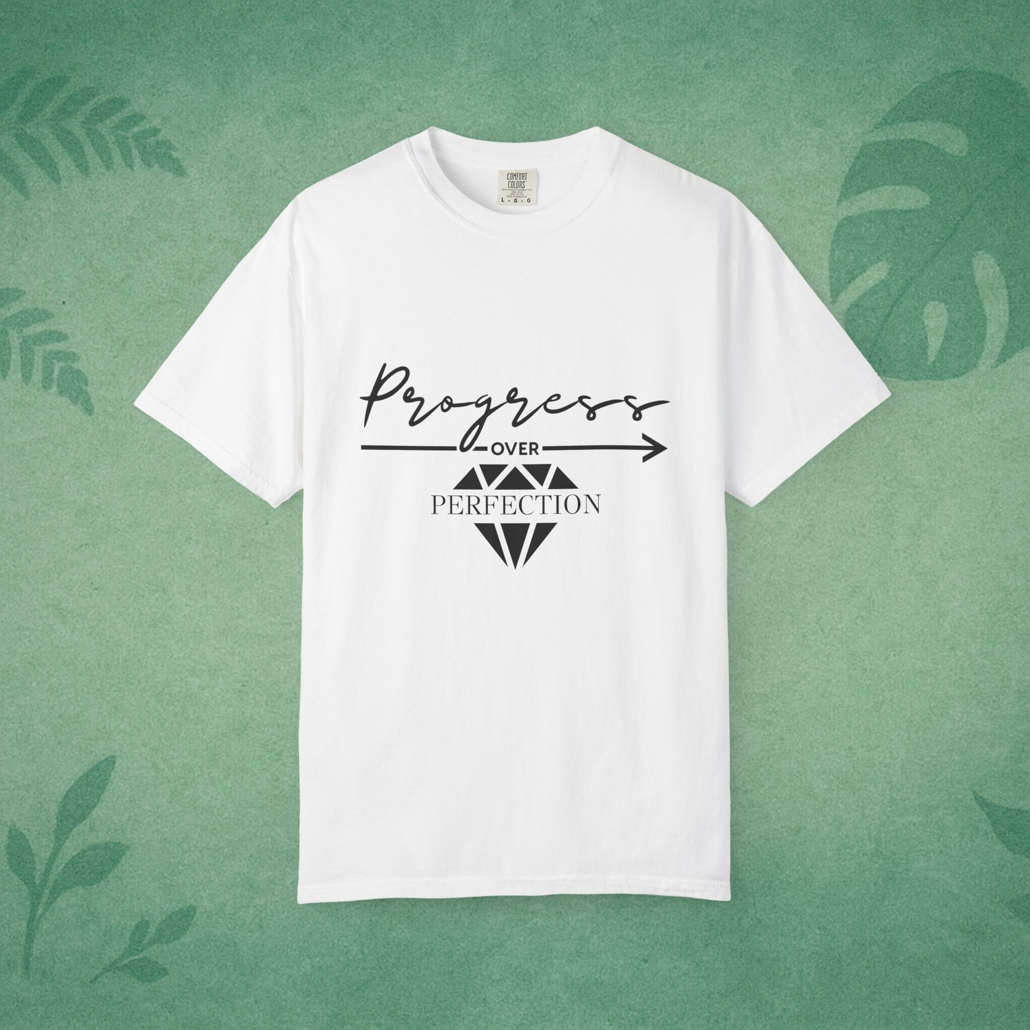 Progress Over Perfection T-Shirt – Mindful Motivation Apparel for Everyday Growth