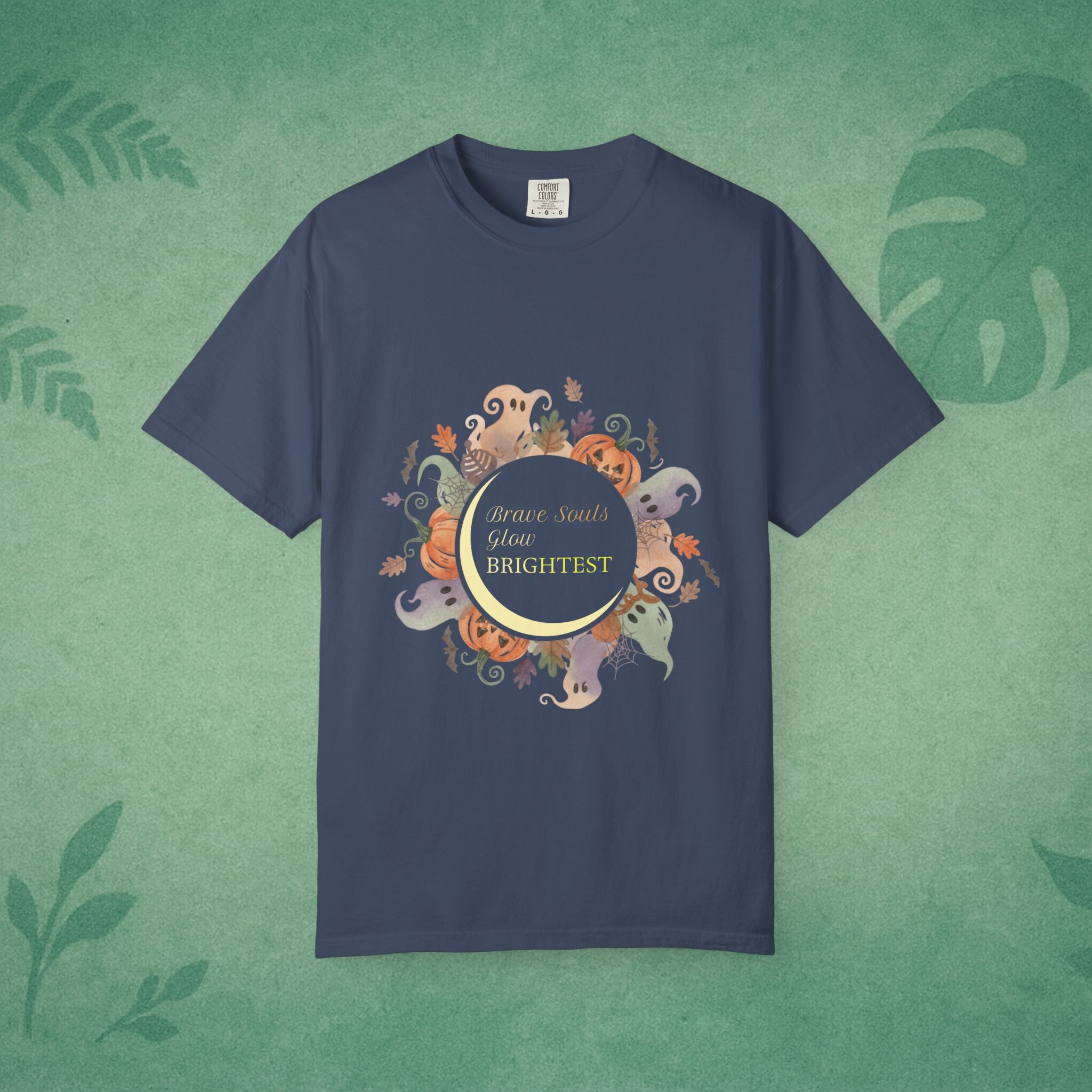 Brave Souls Shine Brightest T-Shirt – Empowering Halloween Tee for Resilient Spirits