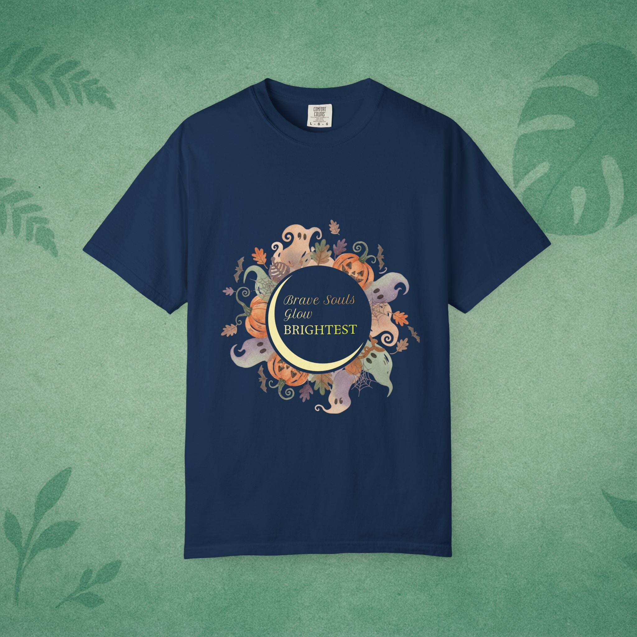 Brave Souls Shine Brightest T-Shirt – Empowering Halloween Tee for Resilient Spirits