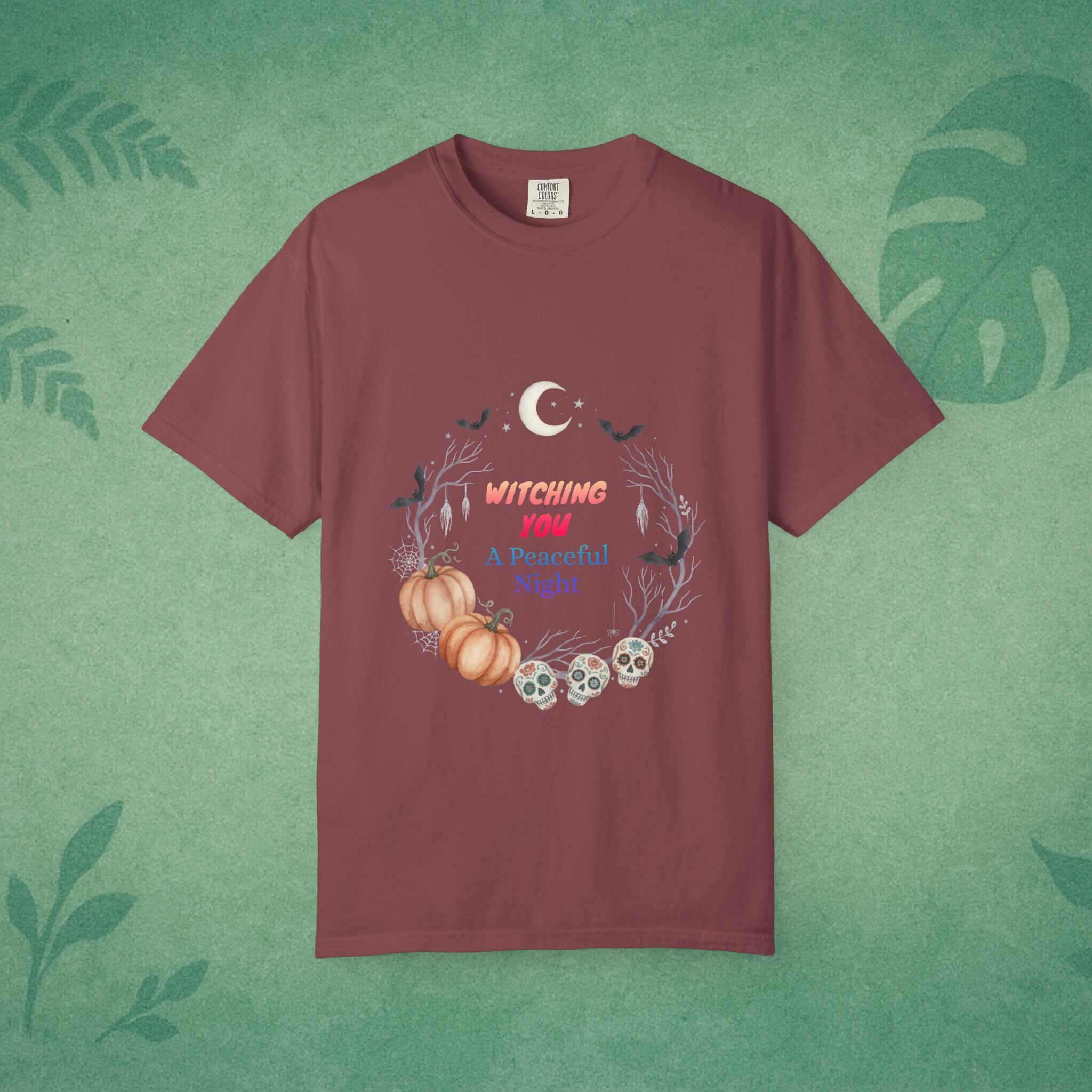 Witching You A Peaceful Night T-Shirt – Mindful Halloween Apparel for Calm Souls