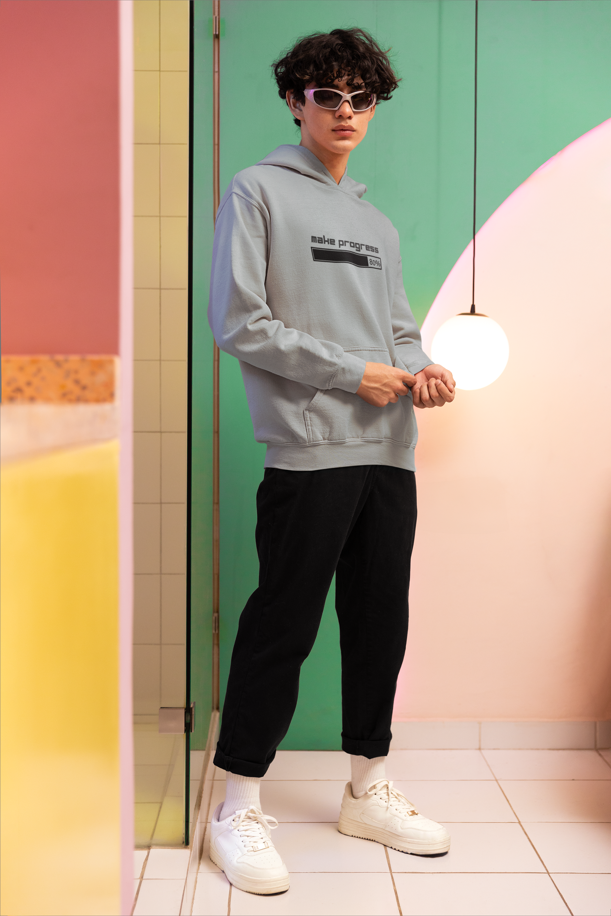 Make Progress Unisex Hoodie – Heavy Blend Mindfulness Sweatshirt, Motivational Self-Care Gift