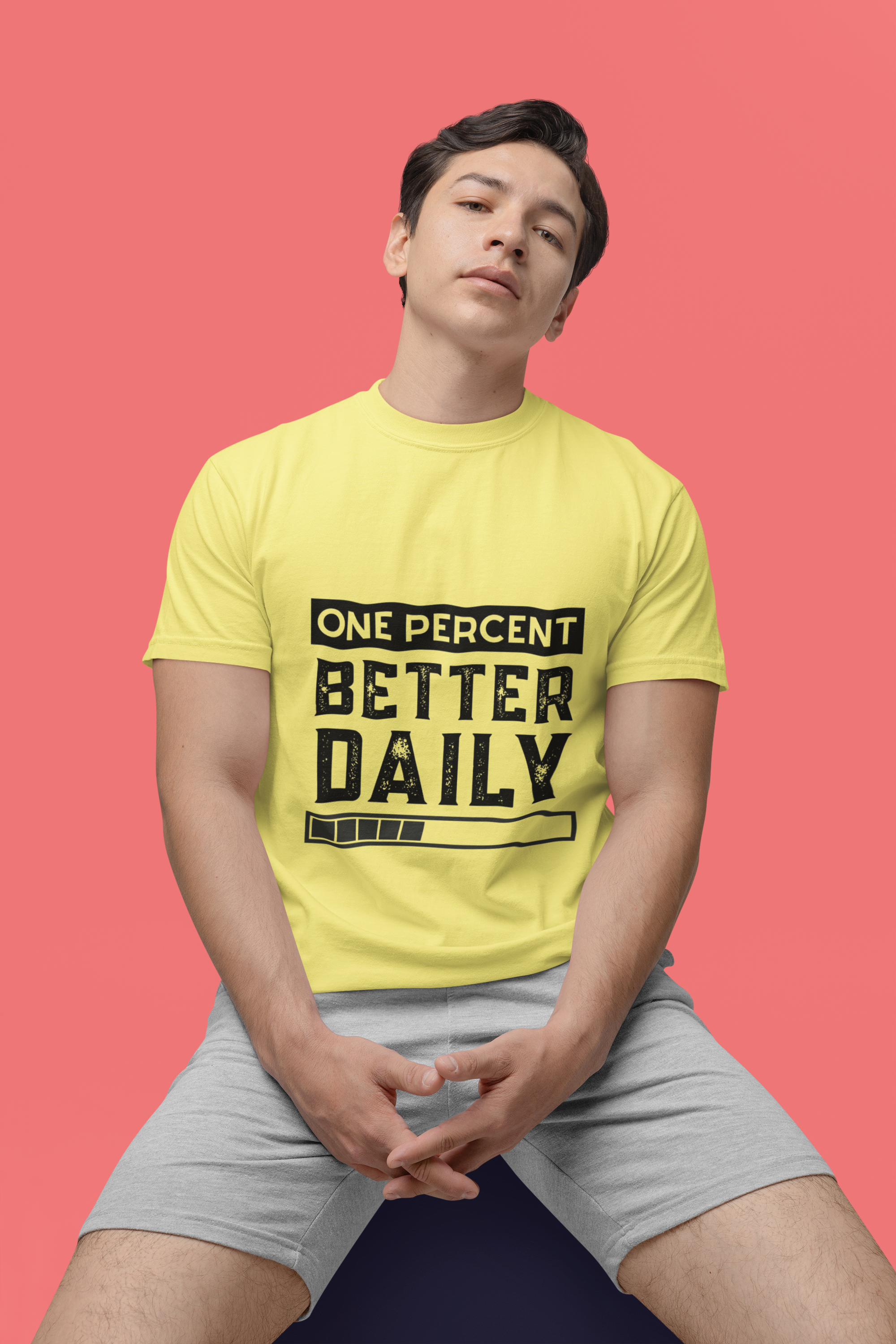 One Percent Better Daily T-Shirt – Growth Mindset Tee for Everyday Progress