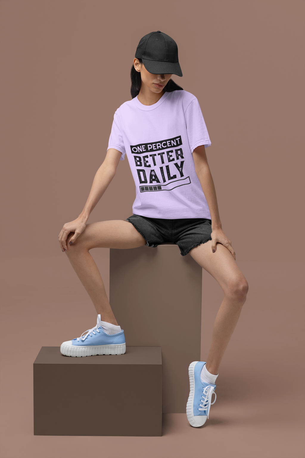 One Percent Better Daily T-Shirt – Growth Mindset Tee for Everyday Progress