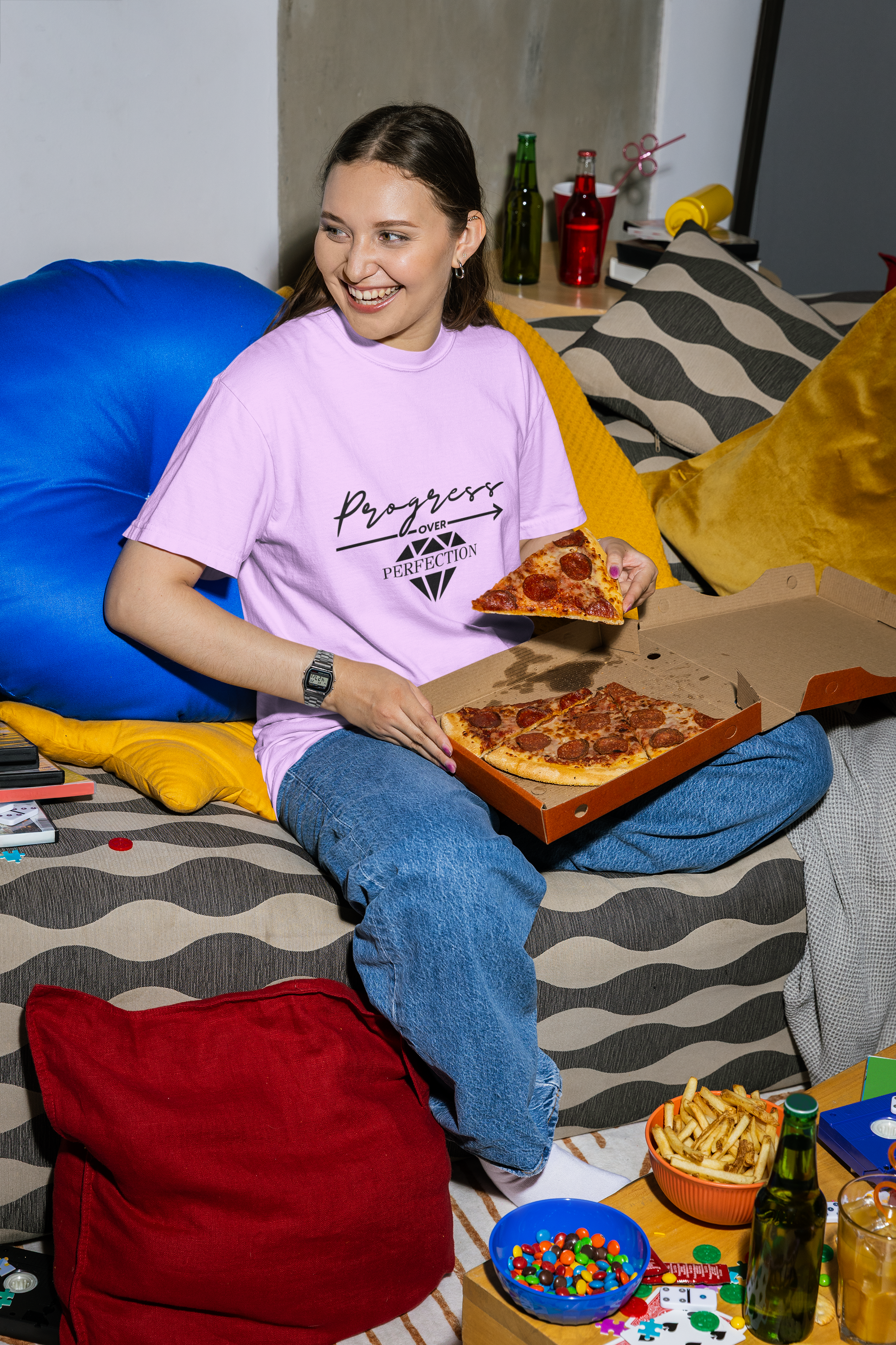 Progress Over Perfection T-Shirt – Mindful Motivation Apparel for Everyday Growth