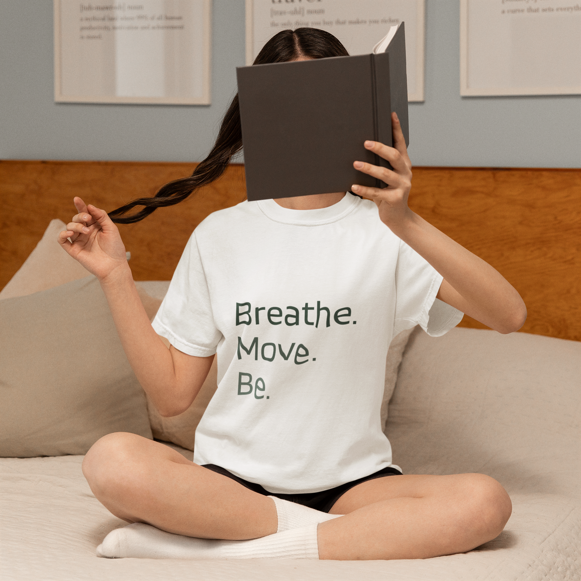 Breathe. Move. Be. T-Shirt – Movement Mindfulness Tee for Everyday Balance