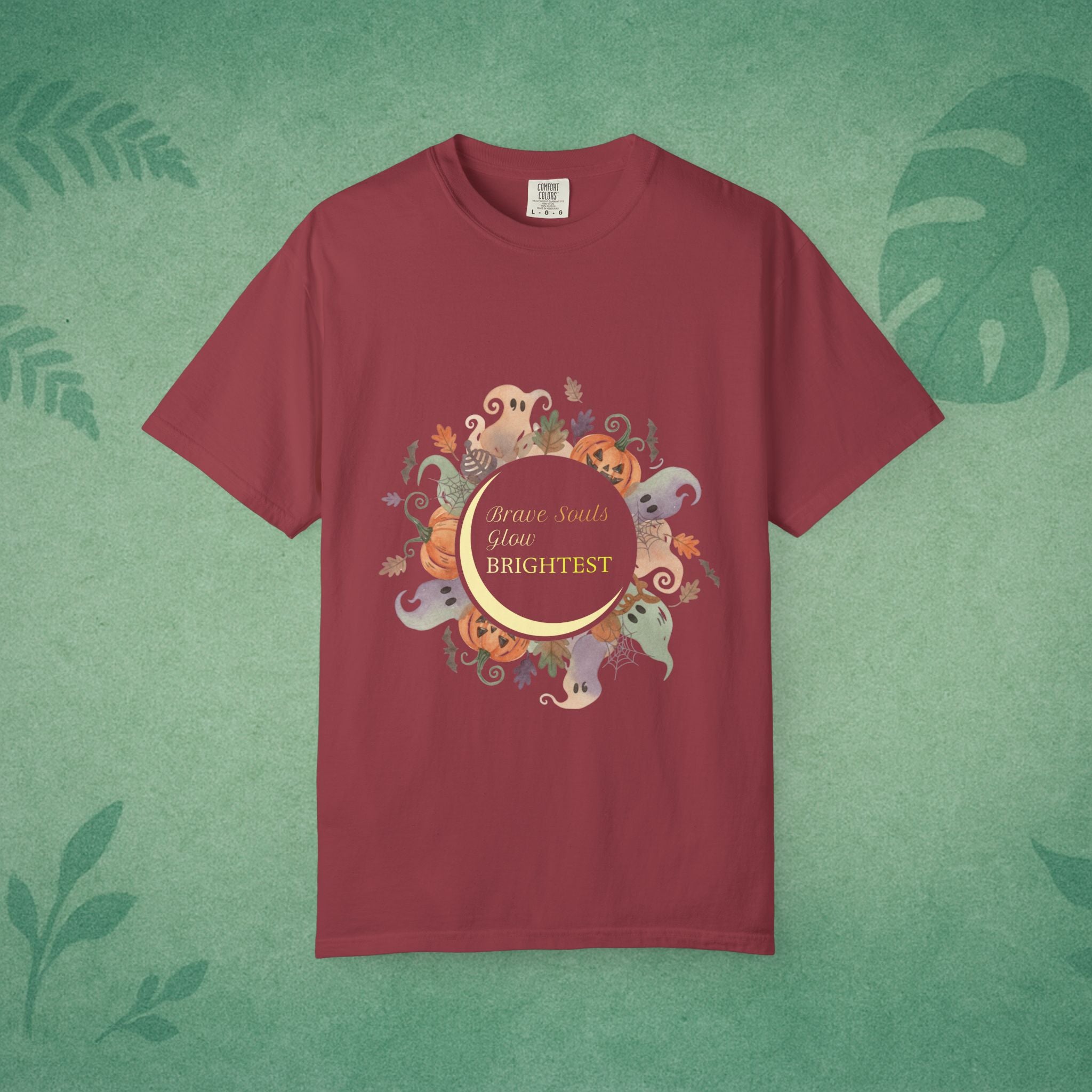 Brave Souls Shine Brightest T-Shirt – Empowering Halloween Tee for Resilient Spirits