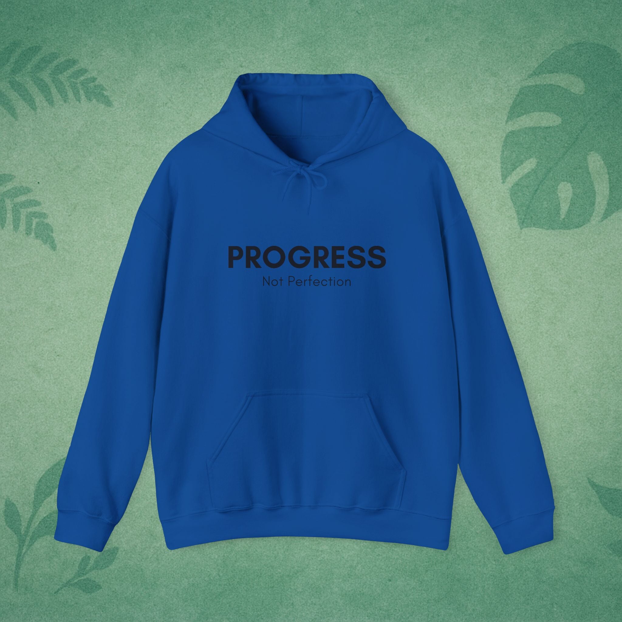 Progress Not Perfection Unisex Heavy Blend Hoodie – Classic Fit Mindfulness Layer for Young Professionals