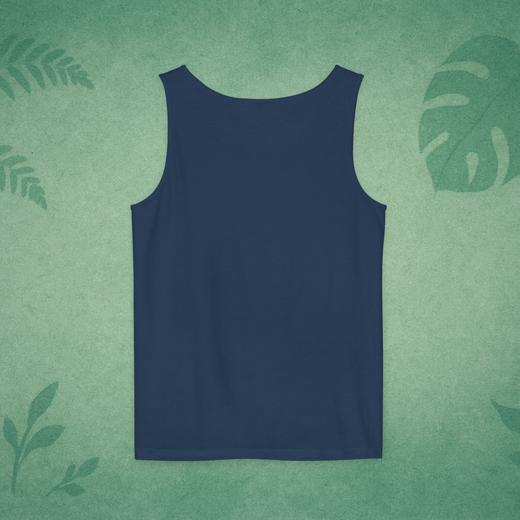 Progress Not Perfection Tank Top – Unisex Garment-Dyed, Relaxed Fit Yoga & Gym Layer, Positive Affirmation Self-Care Gift