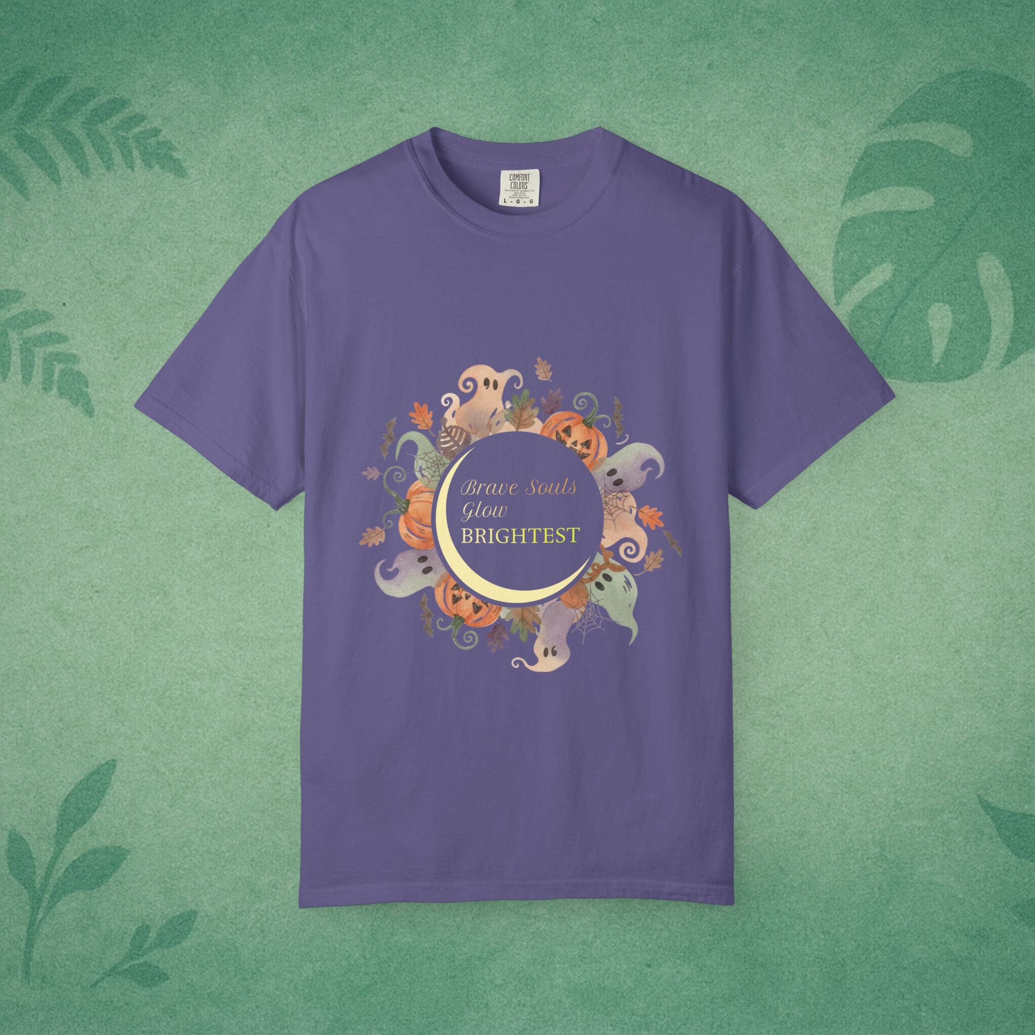 Brave Souls Shine Brightest T-Shirt – Empowering Halloween Tee for Resilient Spirits