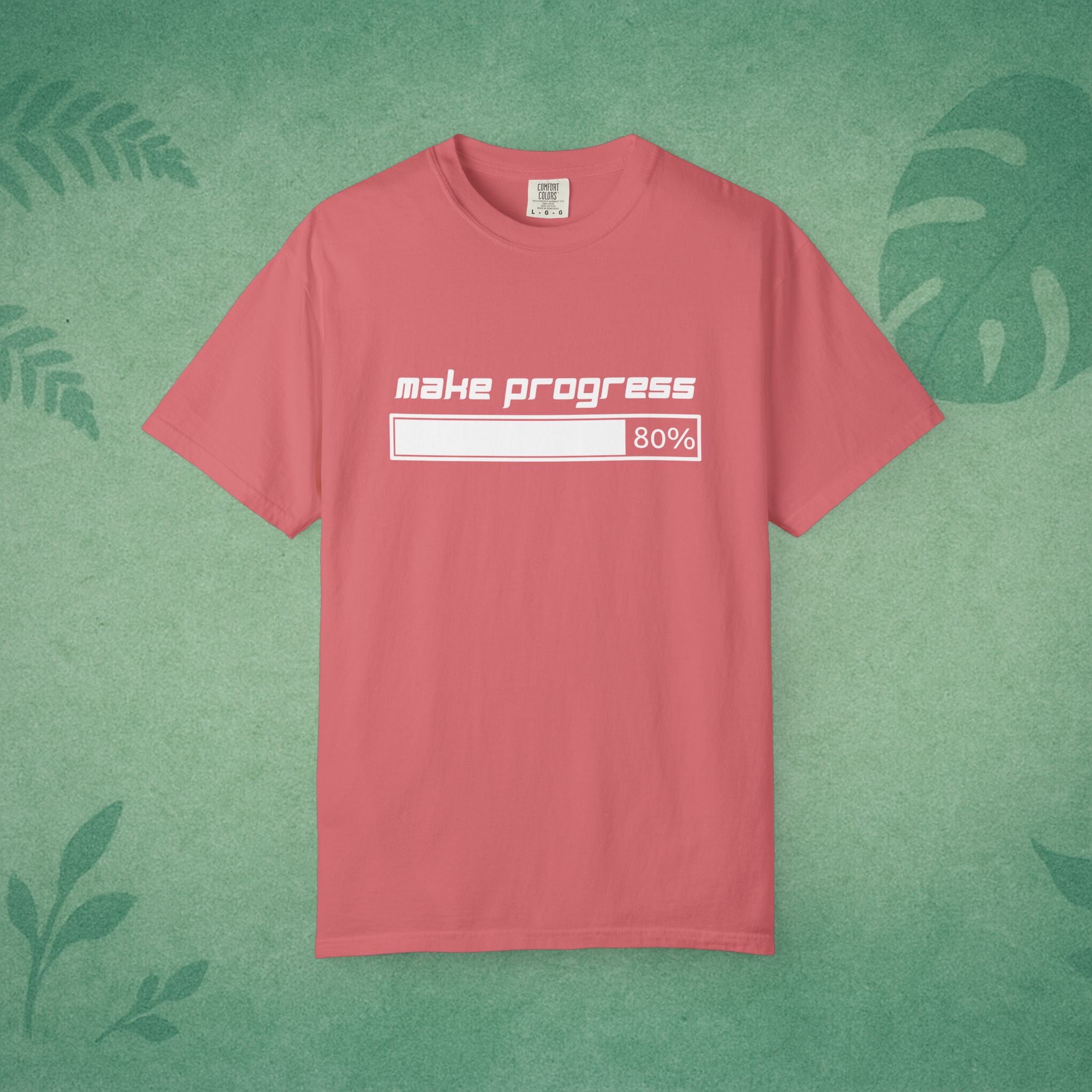 Make Progress T-Shirt – Motivational Tee, Workplace Wellness Apparel, Mindfulness Shirt, Self-Care Gift for Young Professionals