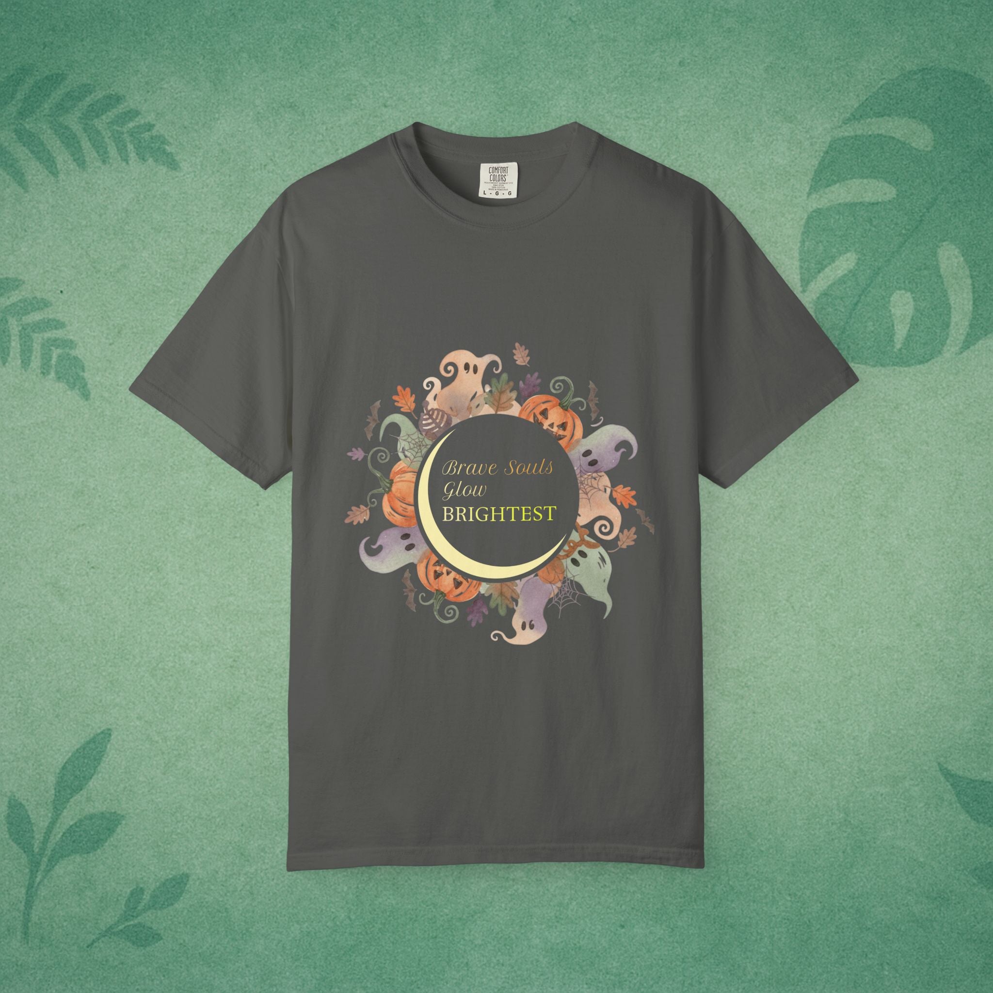 Brave Souls Shine Brightest T-Shirt – Empowering Halloween Tee for Resilient Spirits