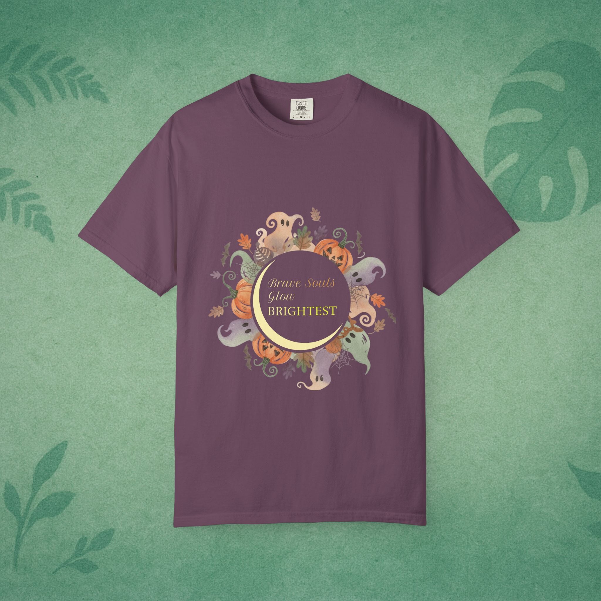 Brave Souls Shine Brightest T-Shirt – Empowering Halloween Tee for Resilient Spirits
